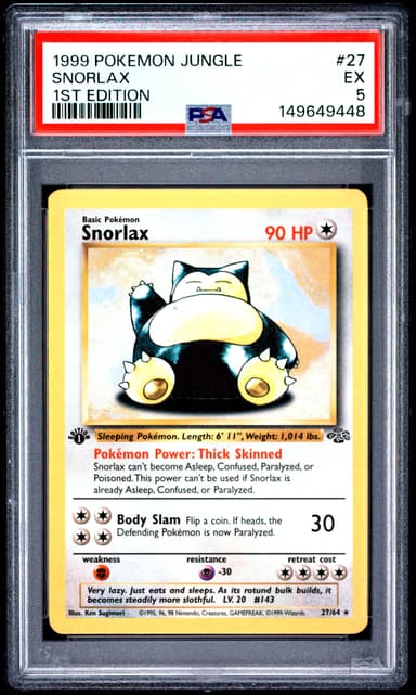 Snorlax 1st Edition