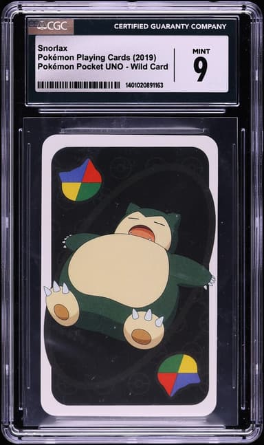 Pokemon Playing Cards Pocket UNO Wildcard Snorlax