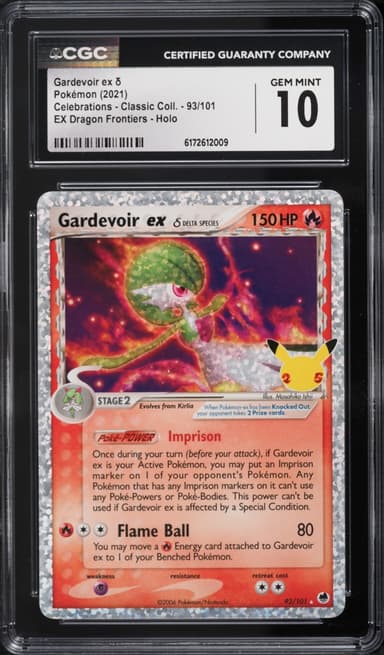 Pokemon Sword & Shield Celebrations Classic Collection Holo Gardevoir EX #93
