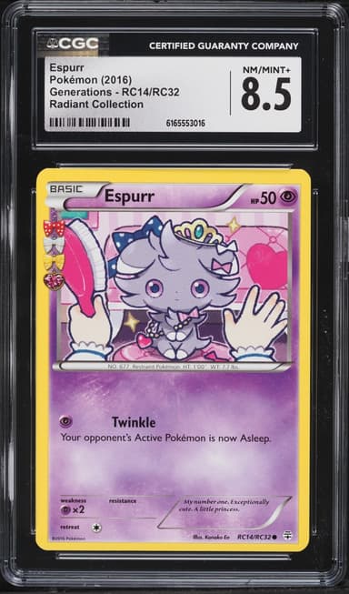 Pokemon XY Generations Radiant Collection Espurr #RC14