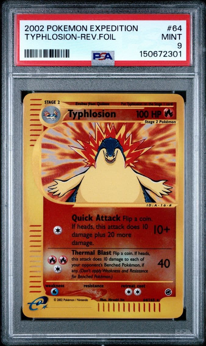 2002 #64 Typhlosion-Reverse Foil