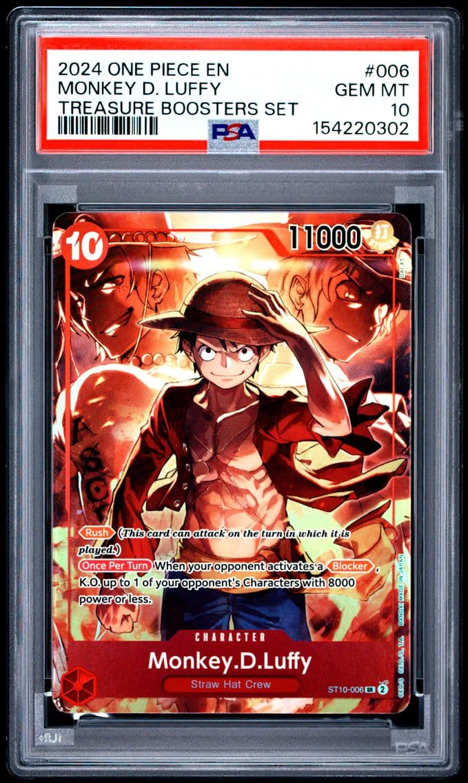 2024 #006 Monkey D. Luffy PSA 10