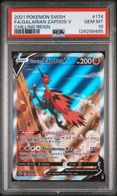 Full Art/Galarian Zapdos V