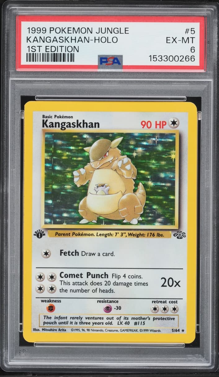 Pokemon Jungle 1st Edition Holo Kangaskhan #5