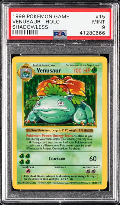 Venusaur-Holo Shadowless