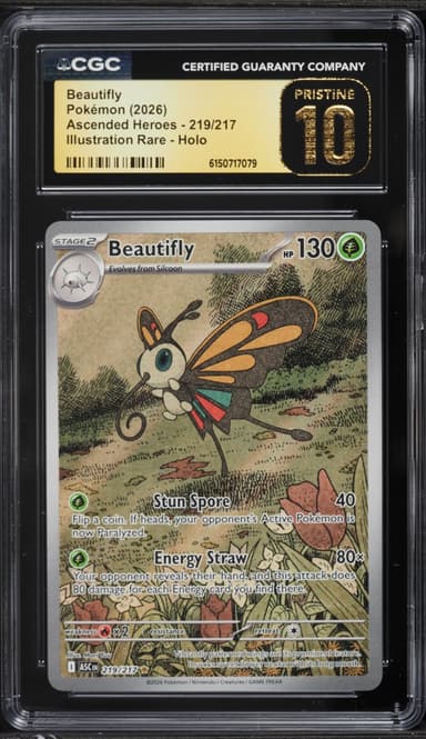 Pokemon Mega Evolution Ascended Heroes IR Beautifly #219