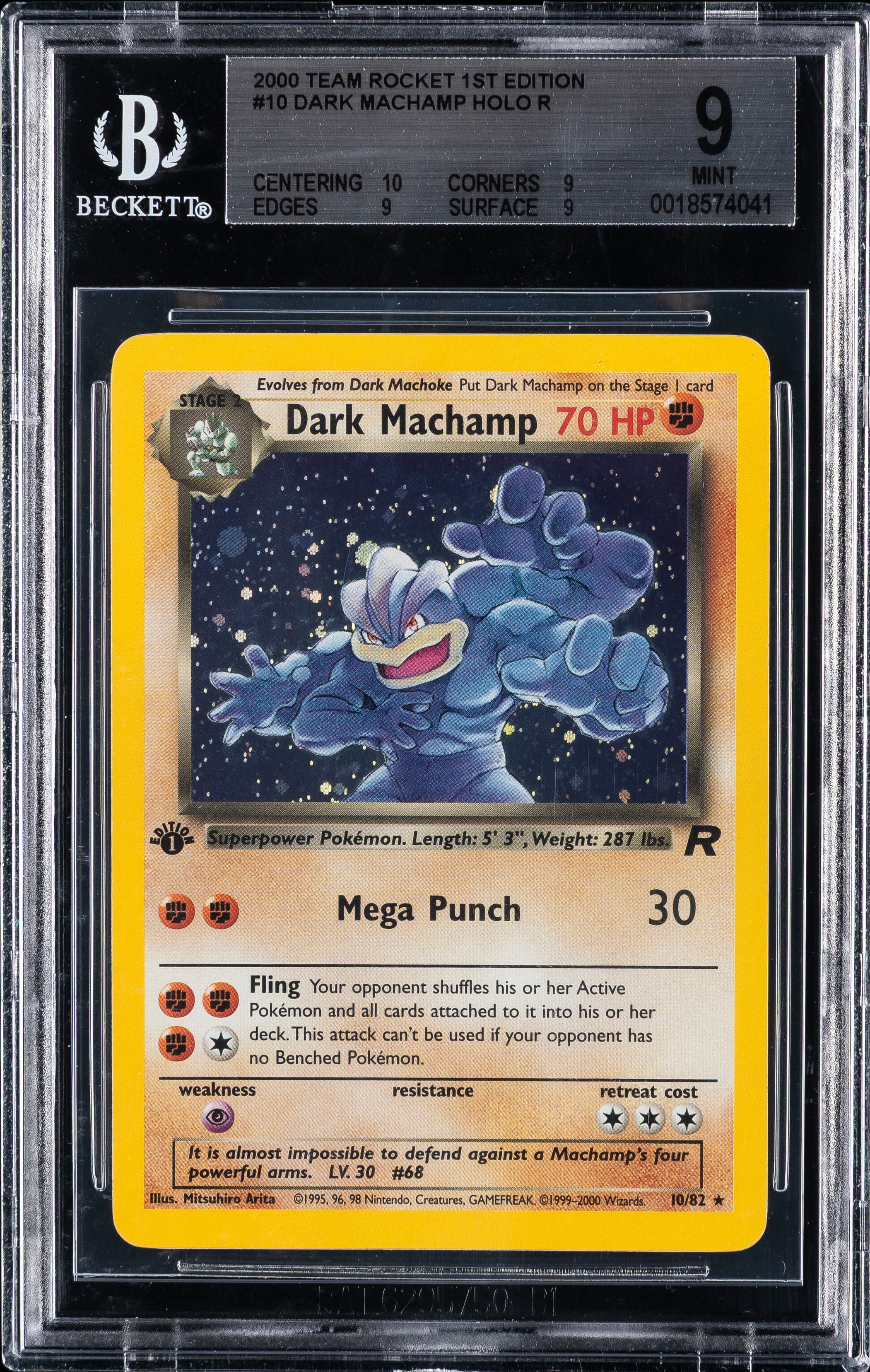 Dark Machamp-Holo 1st Edition