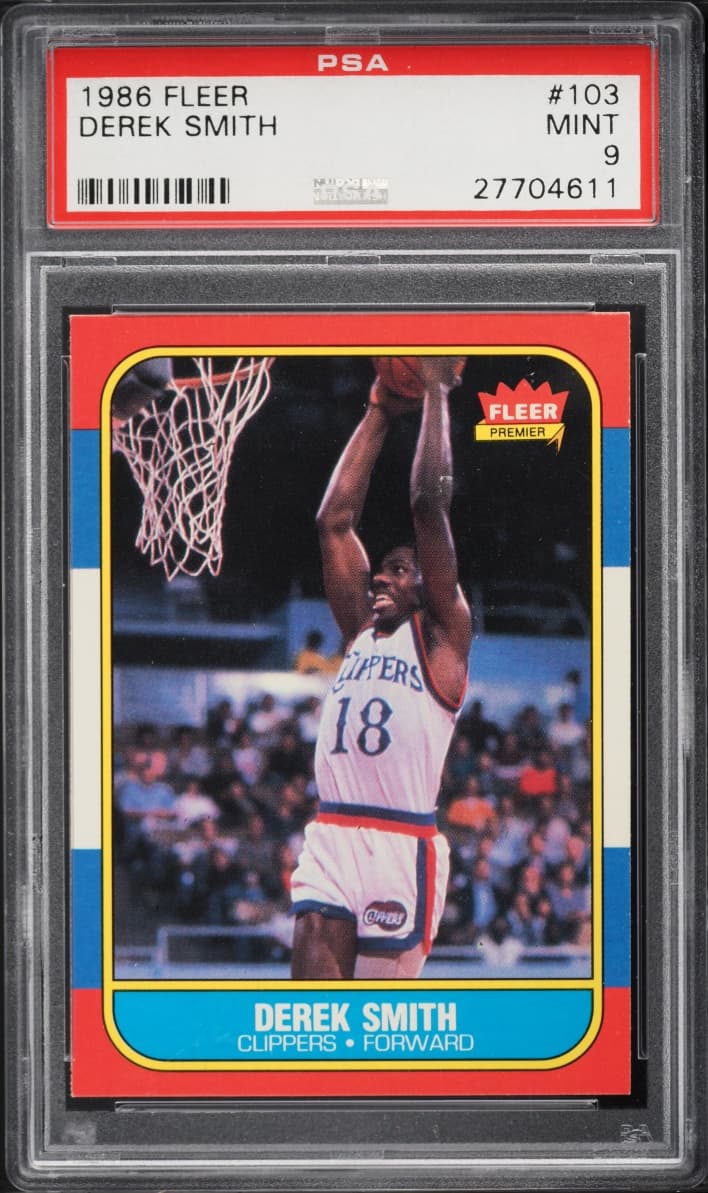 Fleer Basketball Derek Smith #103