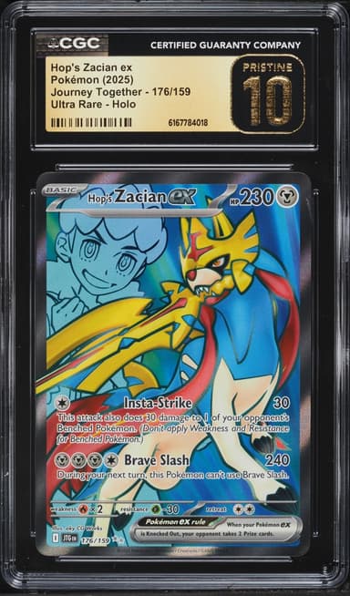 Pokemon Scarlet & Violet Journey Together Full Art Hop's Zacian Ex #176