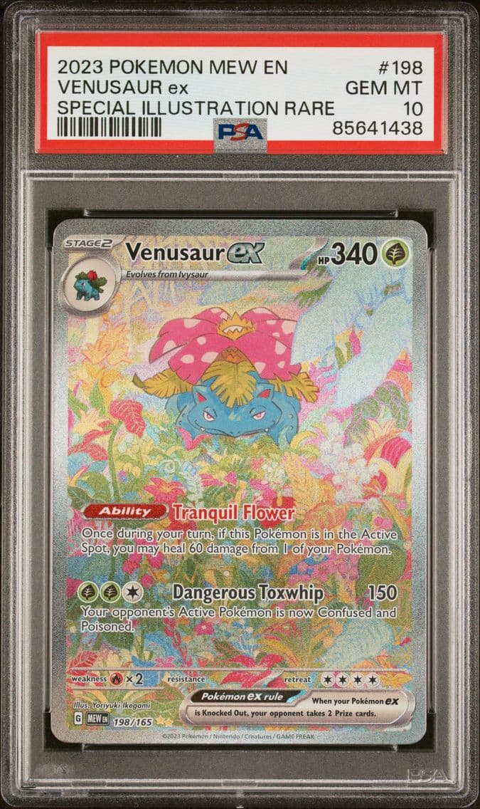 2023 #198 Venusaur EX PSA 10 Mew