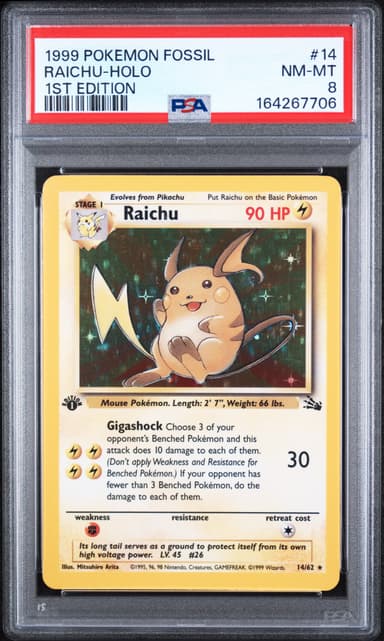 Raichu-Holo 1st Edition