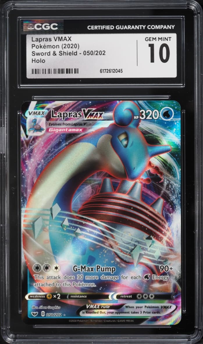Pokemon Sword & Shield Full Art Lapras VMAX #50