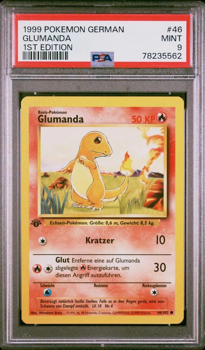1999 #46 GLUMANDA PSA 9 POKEMON