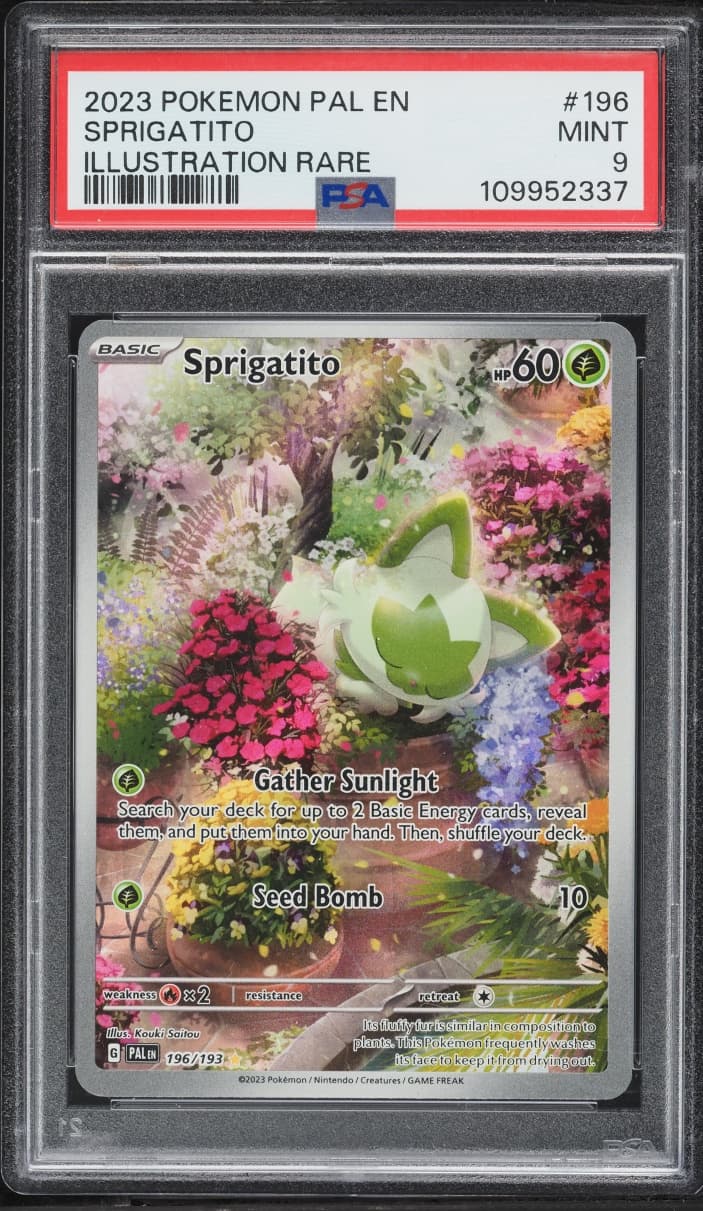 Pokemon Scarlet & Violet Paldea Evolved IR Sprigatito #196