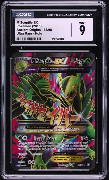Pokemon XY Ancient Origins Full Art M Sceptile EX #85