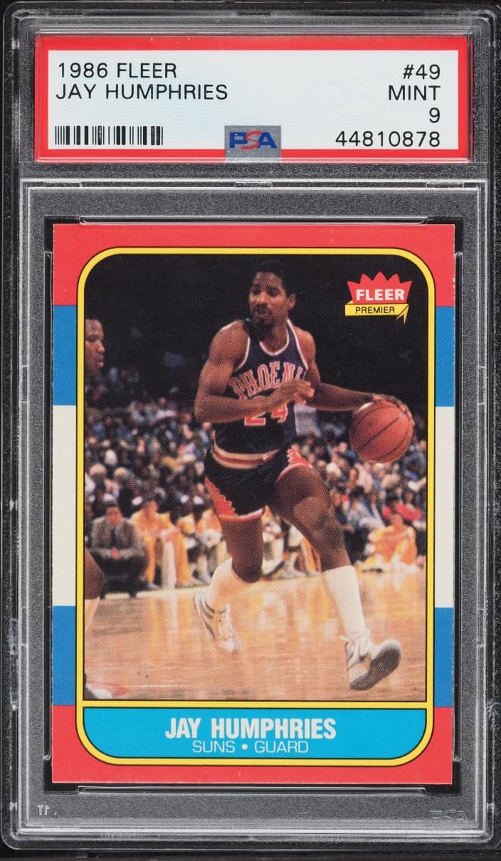 Fleer Basketball Jay Humphries ROOKIE #49