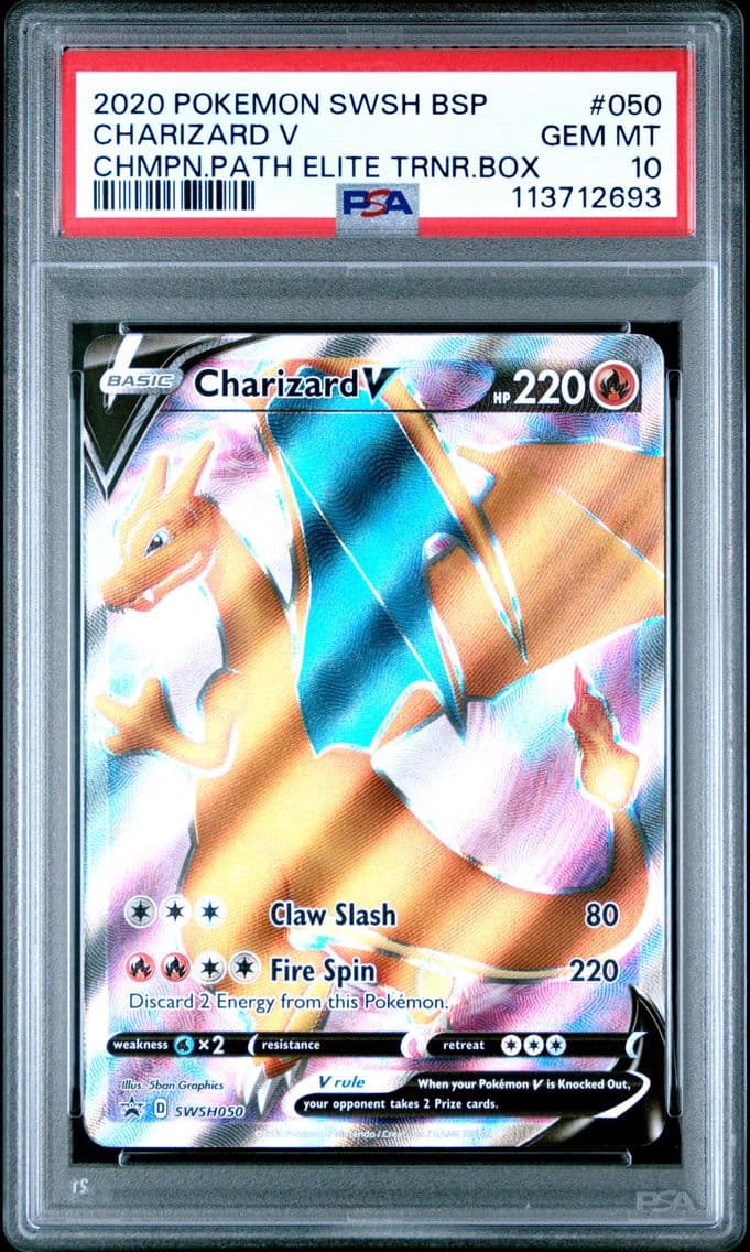2020 #050 Charizard V PSA 10 Sws