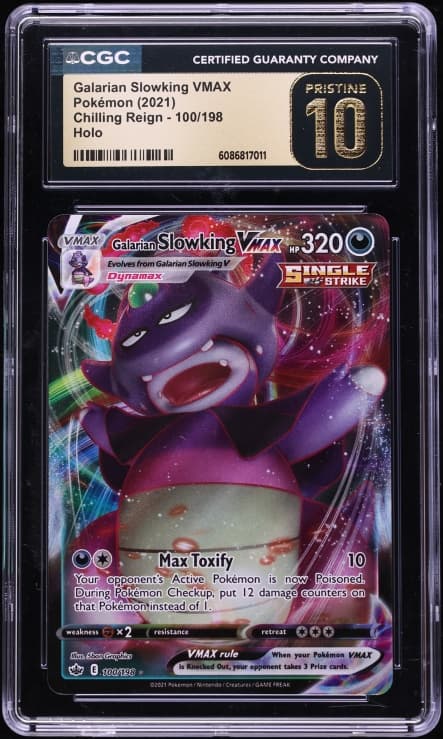 Sword & Shield Chilling Reign Alt Art Galarian Slowking VMAX