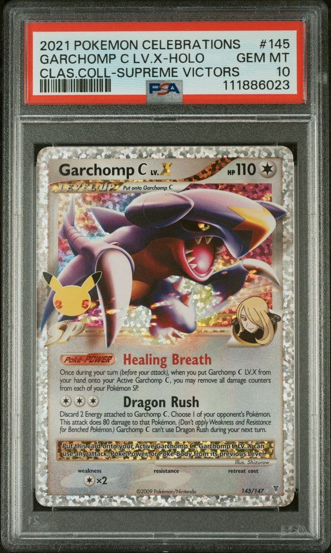 2021 #145 Garchomp C LV.X-Holo P