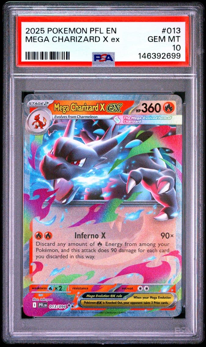 2025 #013 Mega Charizard X EX PS