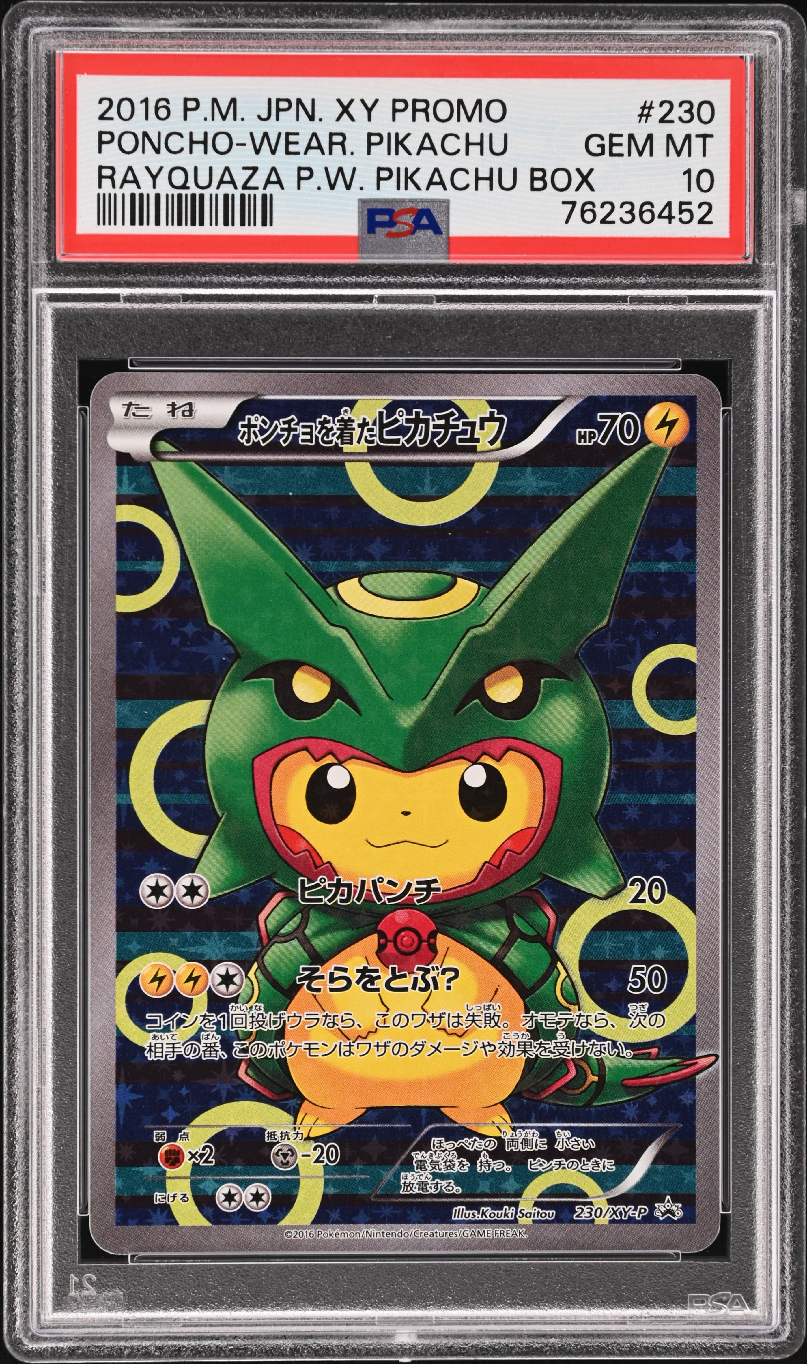 Poncho-Wearing Pikachu