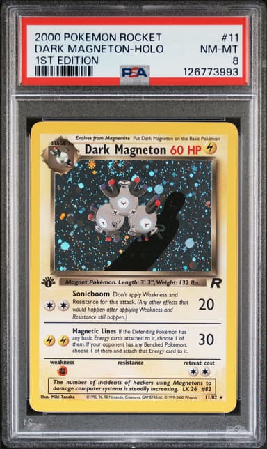 Dark Magneton-Holo 1st Edition