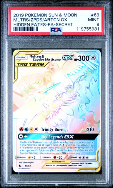 Full Art/Moltres & Zapdos & Articuno GX