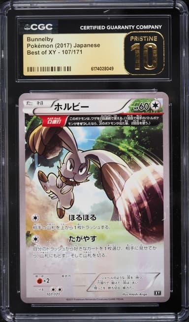 Pokemon Japanese Best Of XY Bunnelby #107