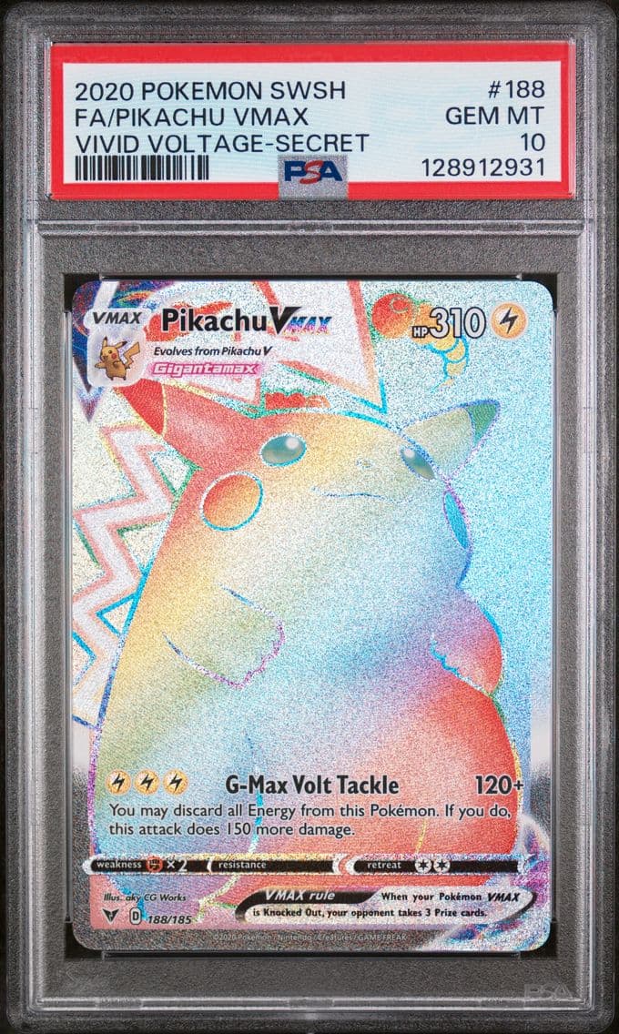 2020 #188 Full Art/Pikachu Vmax 