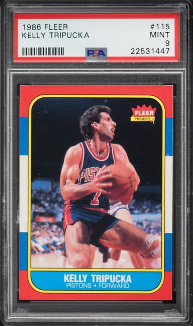 Fleer Basketball Kelly Tripucka #115
