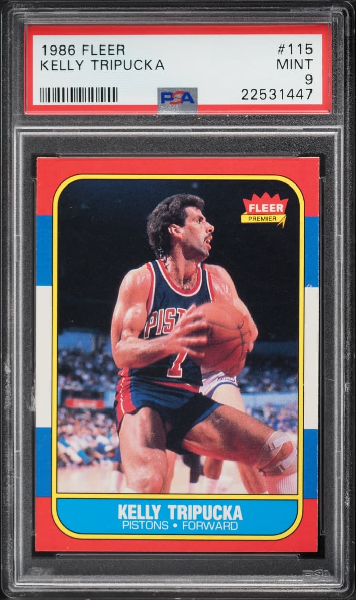 Fleer Basketball Kelly Tripucka #115