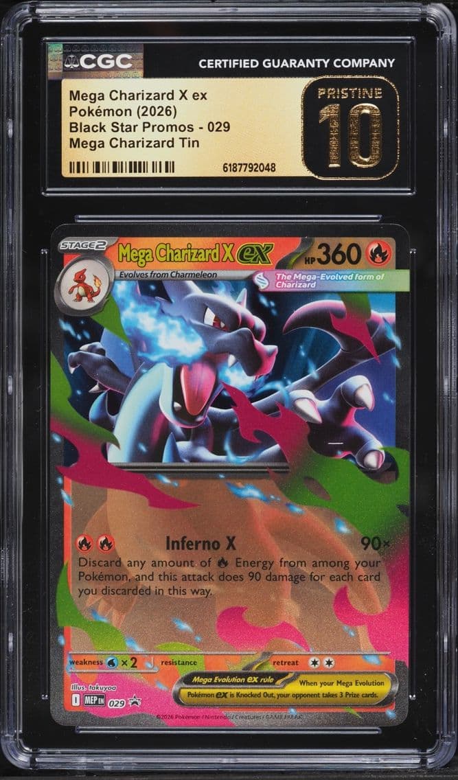 2026 #29 Mega Charizard X Ex CGC