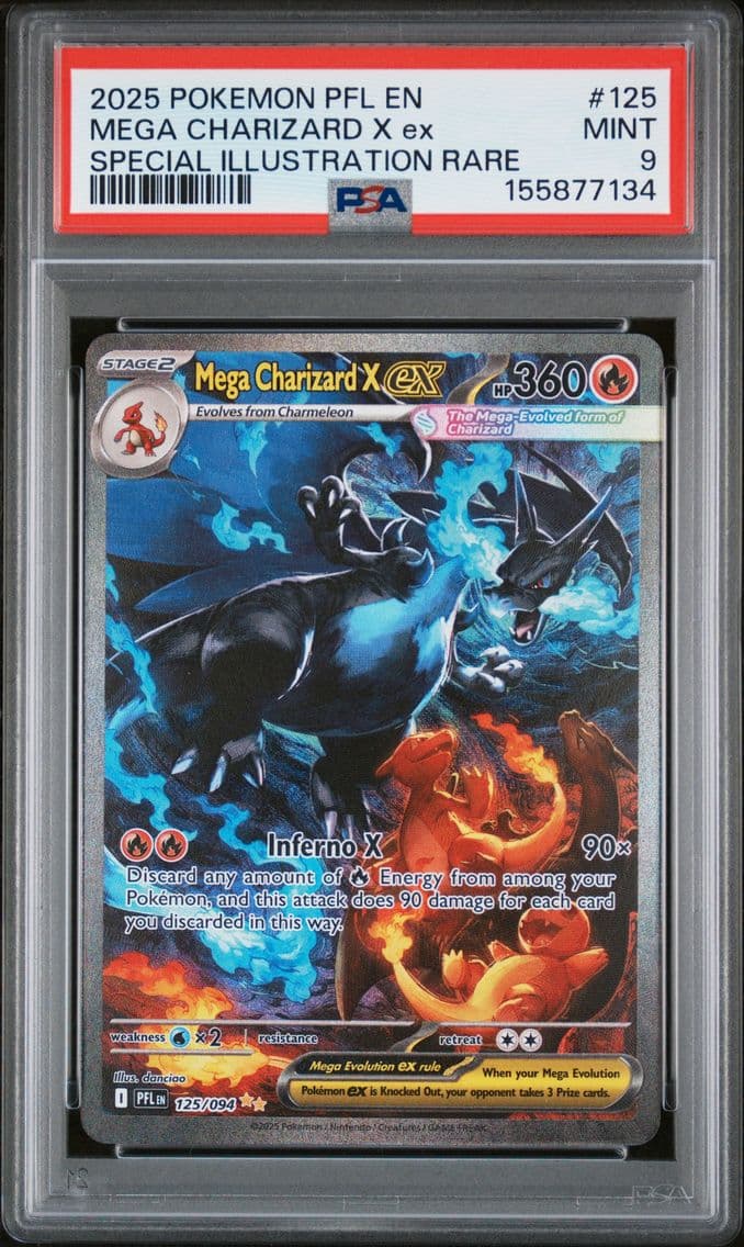 2025 #125 Mega Charizard X EX PS