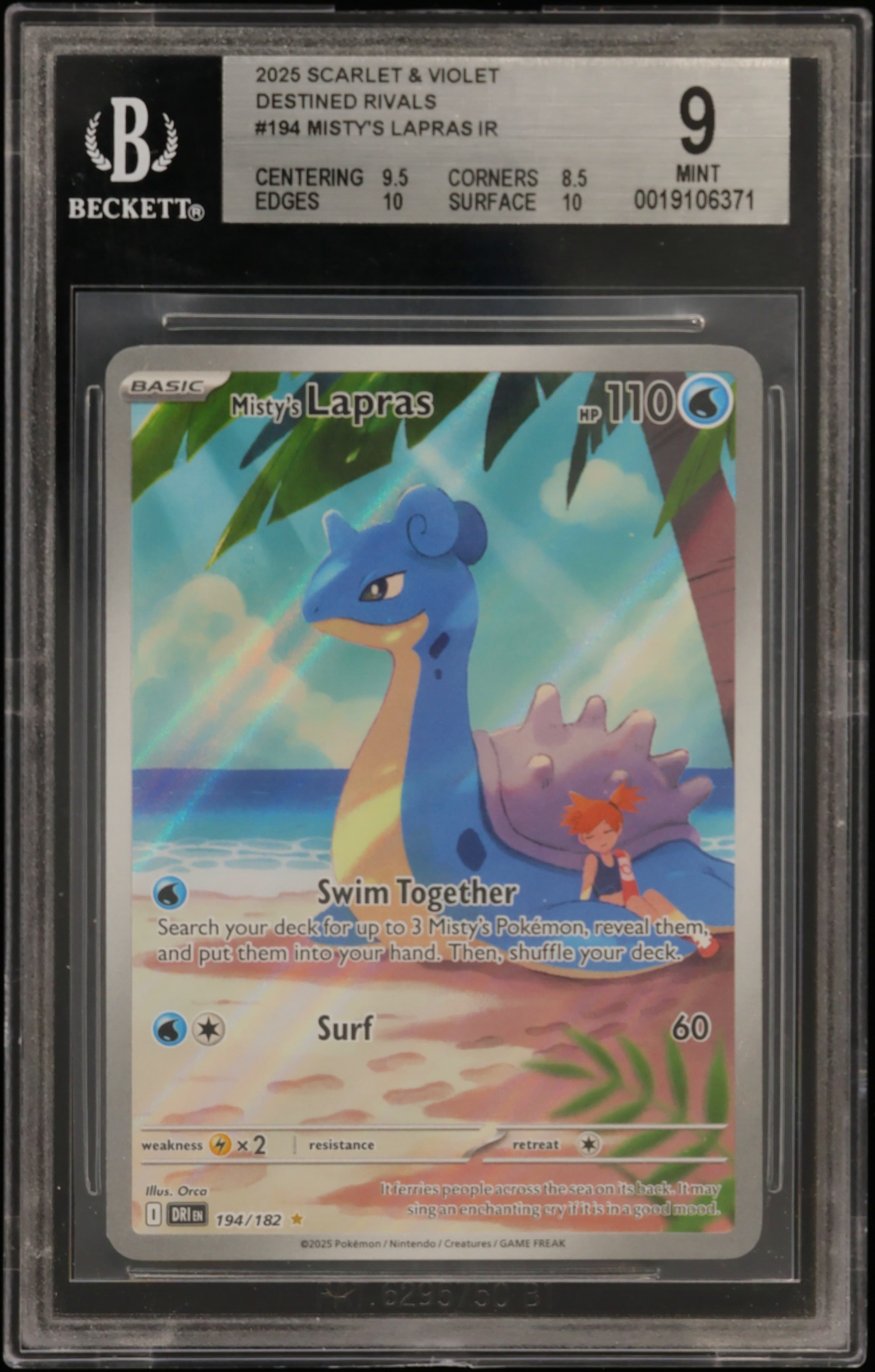 Misty's Lapras IR