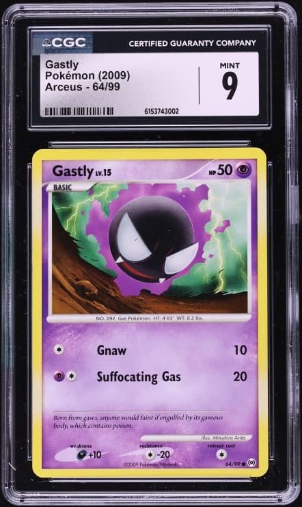 Pokemon Platinum Arceus Gastly #64