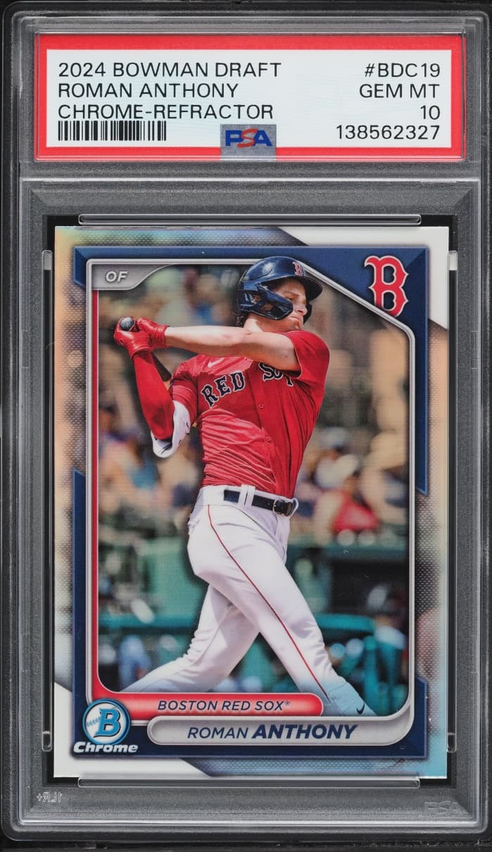 Bowman Chrome Draft Refractor Roman Anthony PROSPECT #BDC-19