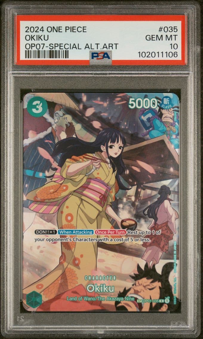 2024 #035 Okiku PSA 10 One Piece