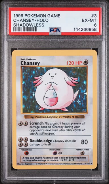 Chansey-Holo Shadowless