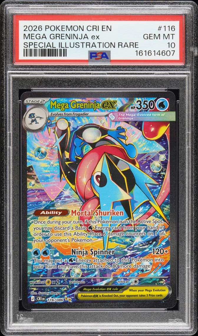 2026 #116 Mega Greninja EX PSA 1