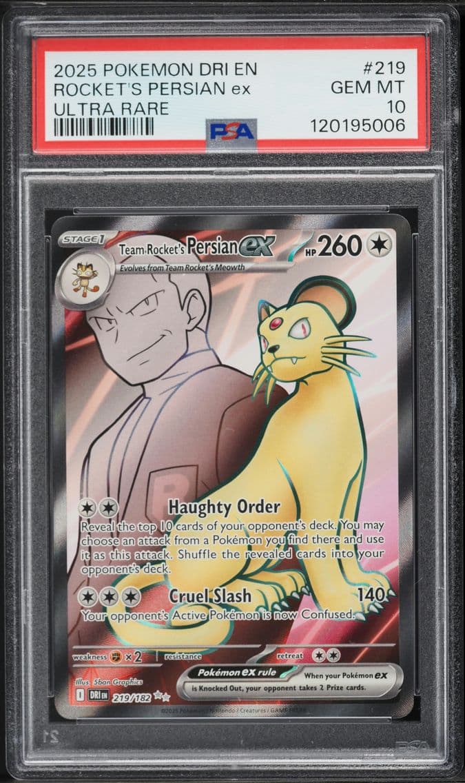 2025 #219 Team Rocket's Persian