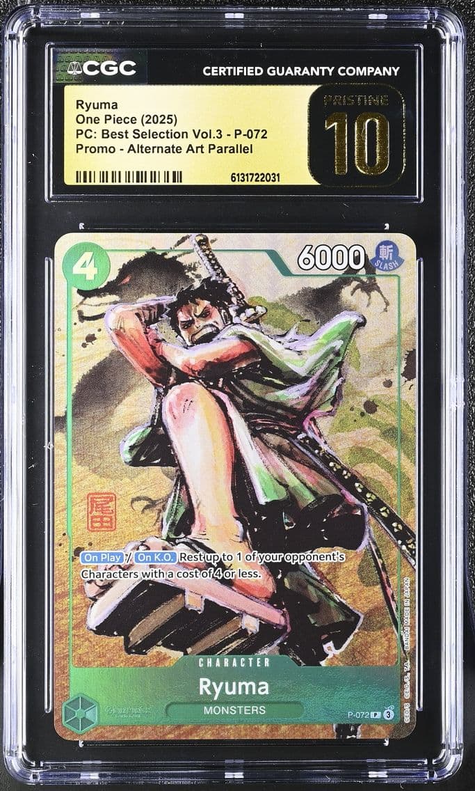 2025 #P-072 Ryuma CGC 10 Pristin