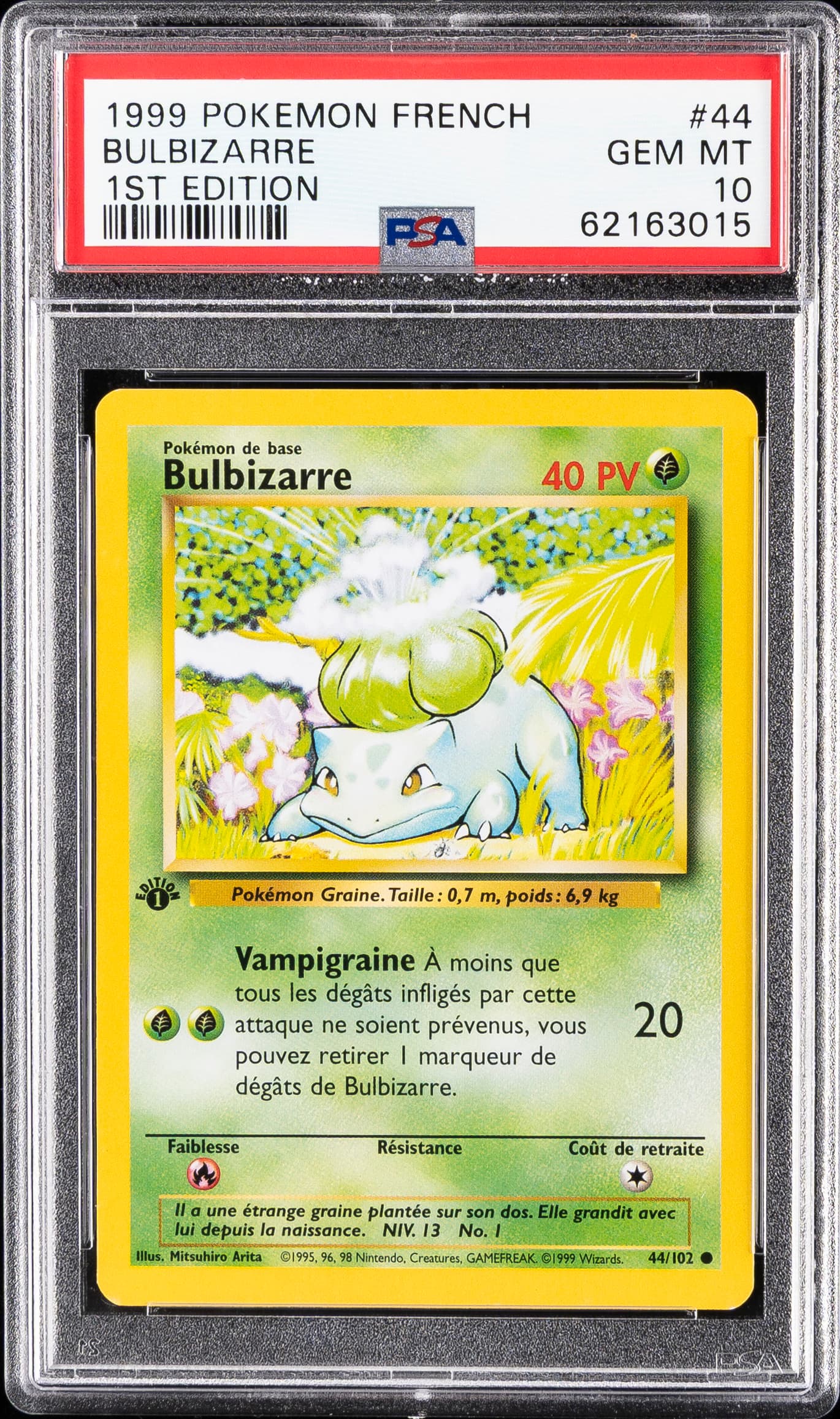 Bulbizarre 1st Edition
