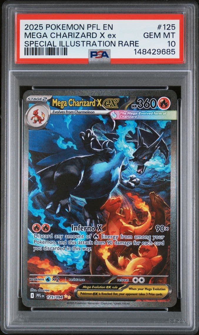 2025 #125 Mega Charizard X EX PS