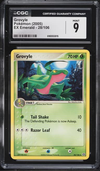 Pokemon EX Emerald Grovyle #28