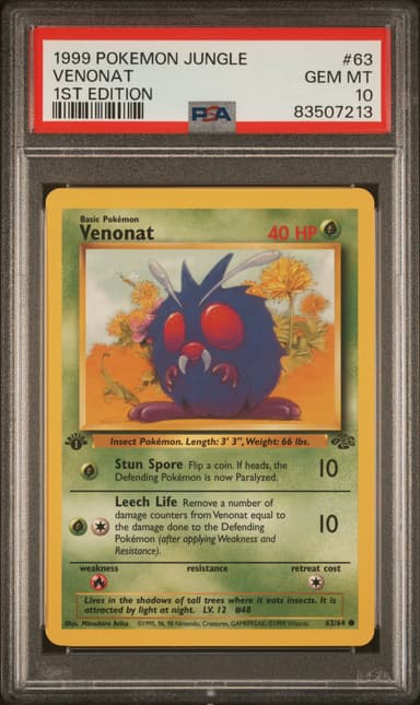 Venonat 1st Edition