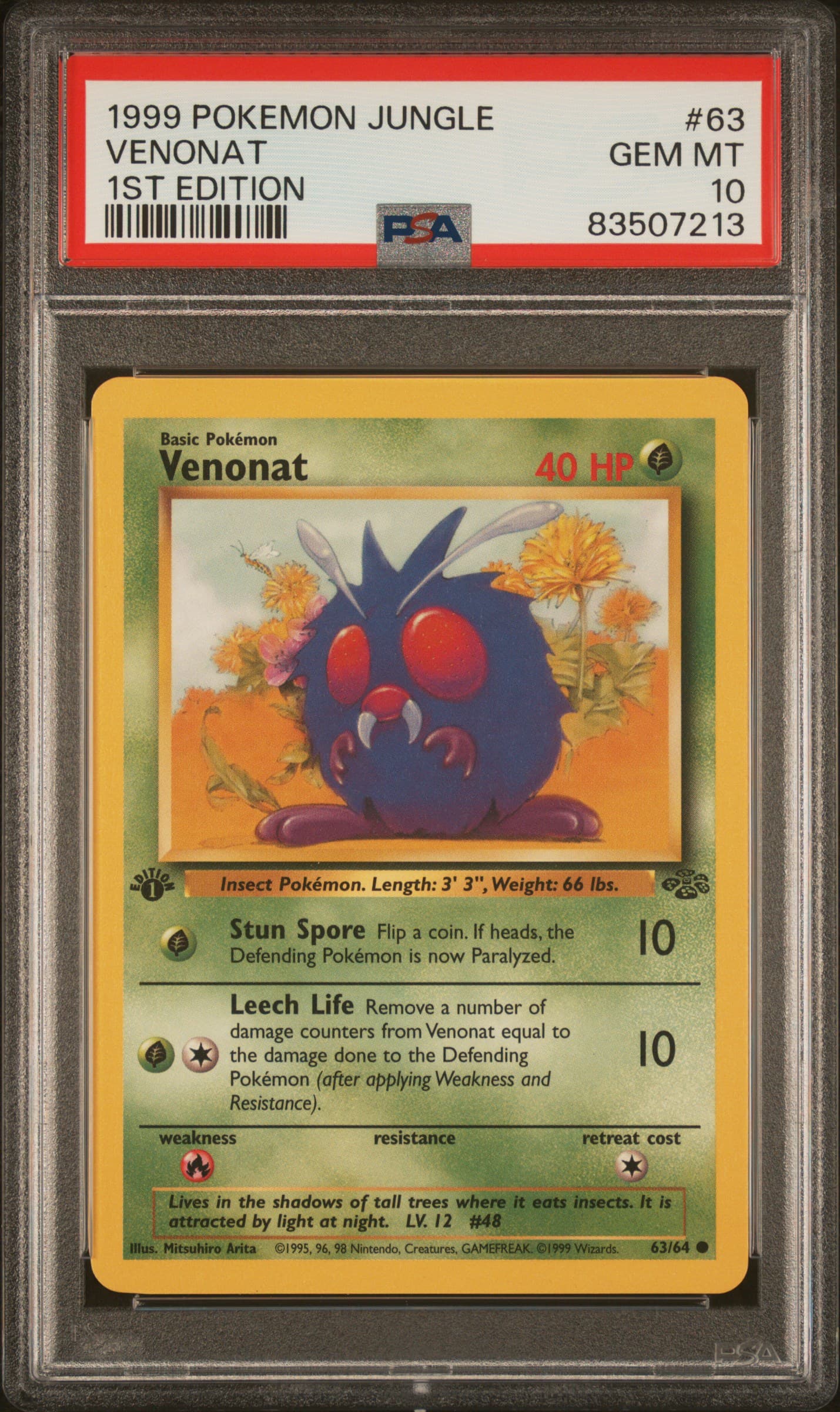 Venonat 1st Edition