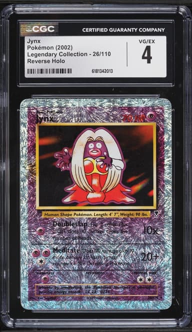Pokemon Legendary Collection Reverse Holo Jynx #26
