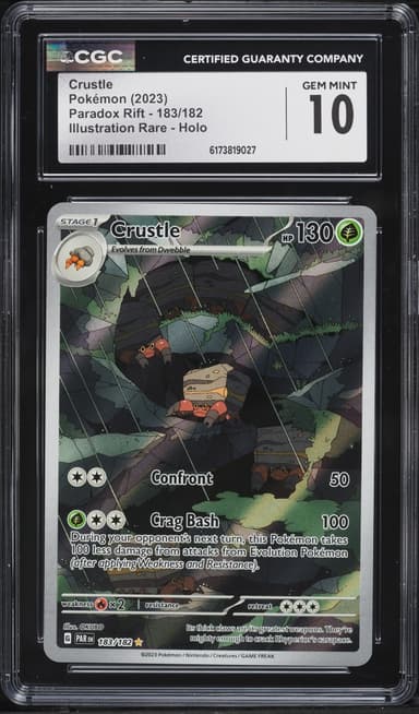 Pokemon Scarlet & Violet Paradox Rift IR Crustle #183