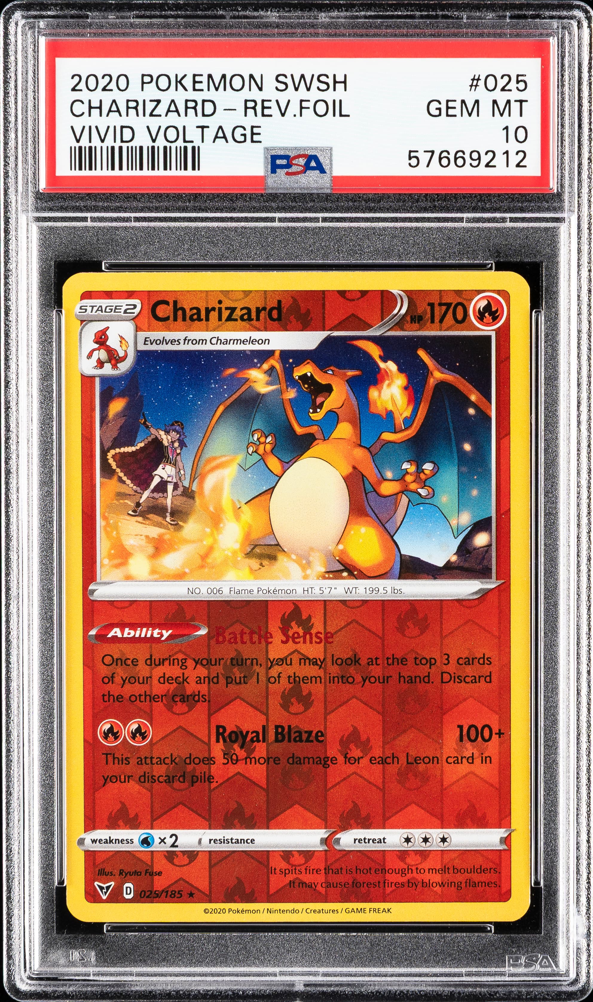 Charizard-Reverse Foil