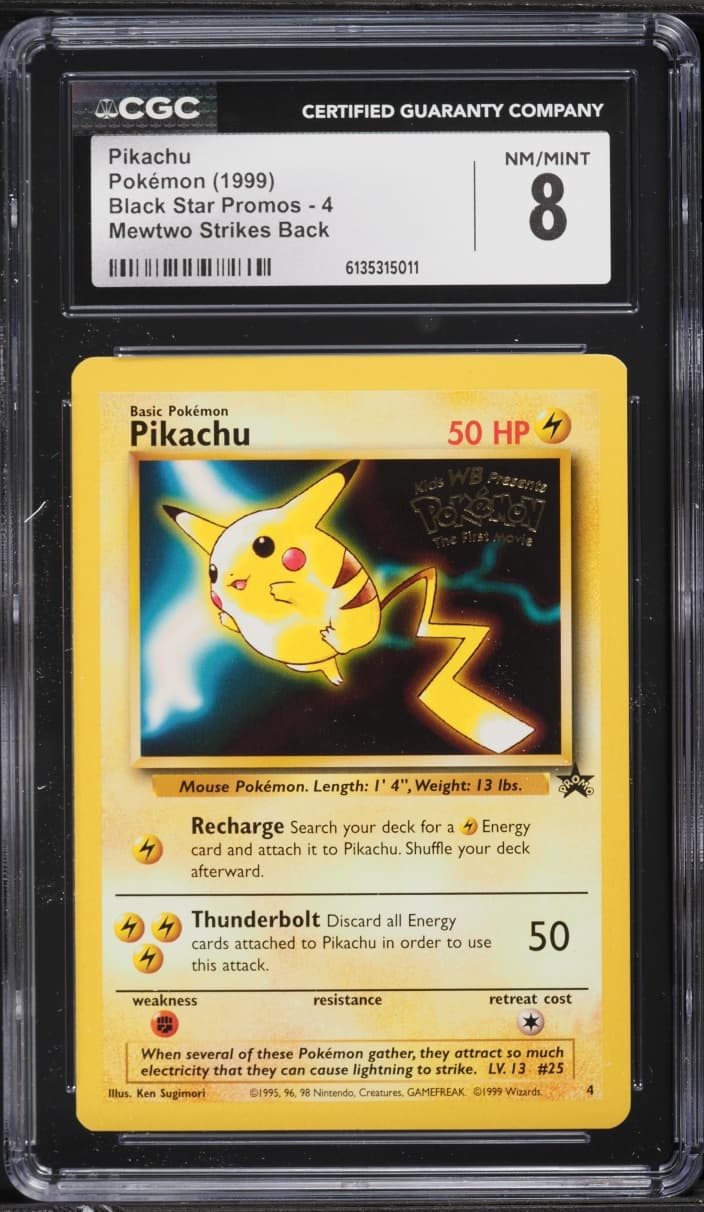 Pokemon Promo Mewtwo Strikes Back Pikachu #4